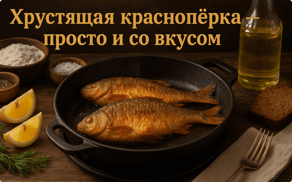 zharenaya-krasnoperka-s-hrustyashhej-korochkoj-1024x641 Красноперка на столе: простые рецепты для рыбаков и гурманов